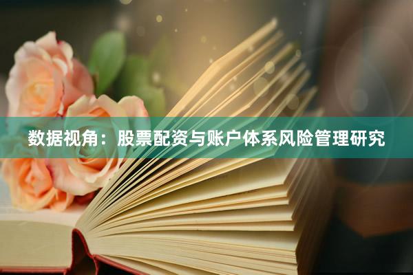 数据视角：股票配资与账户体系风险管理研究