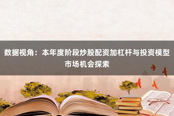 数据视角：本年度阶段炒股配资加杠杆与投资模型市场机会探索