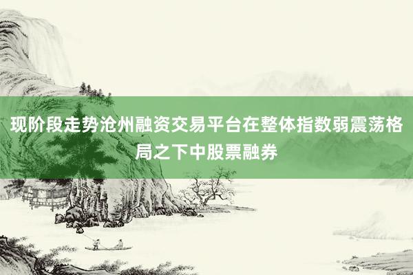 现阶段走势沧州融资交易平台在整体指数弱震荡格局之下中股票融券