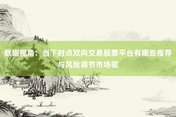 数据视角：当下时点双向交易股票平台有哪些推荐与风险调节市场驱