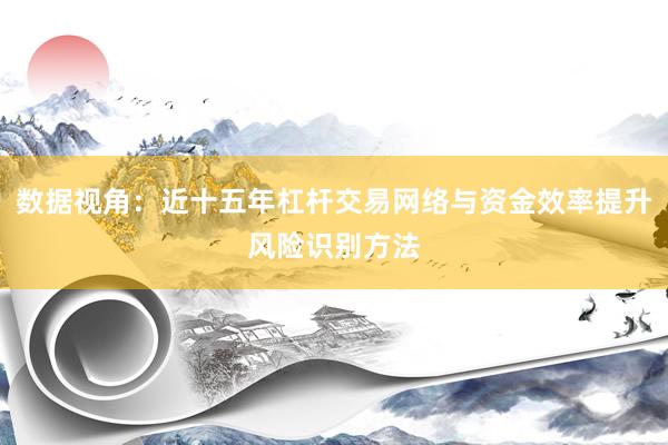 数据视角：近十五年杠杆交易网络与资金效率提升风险识别方法